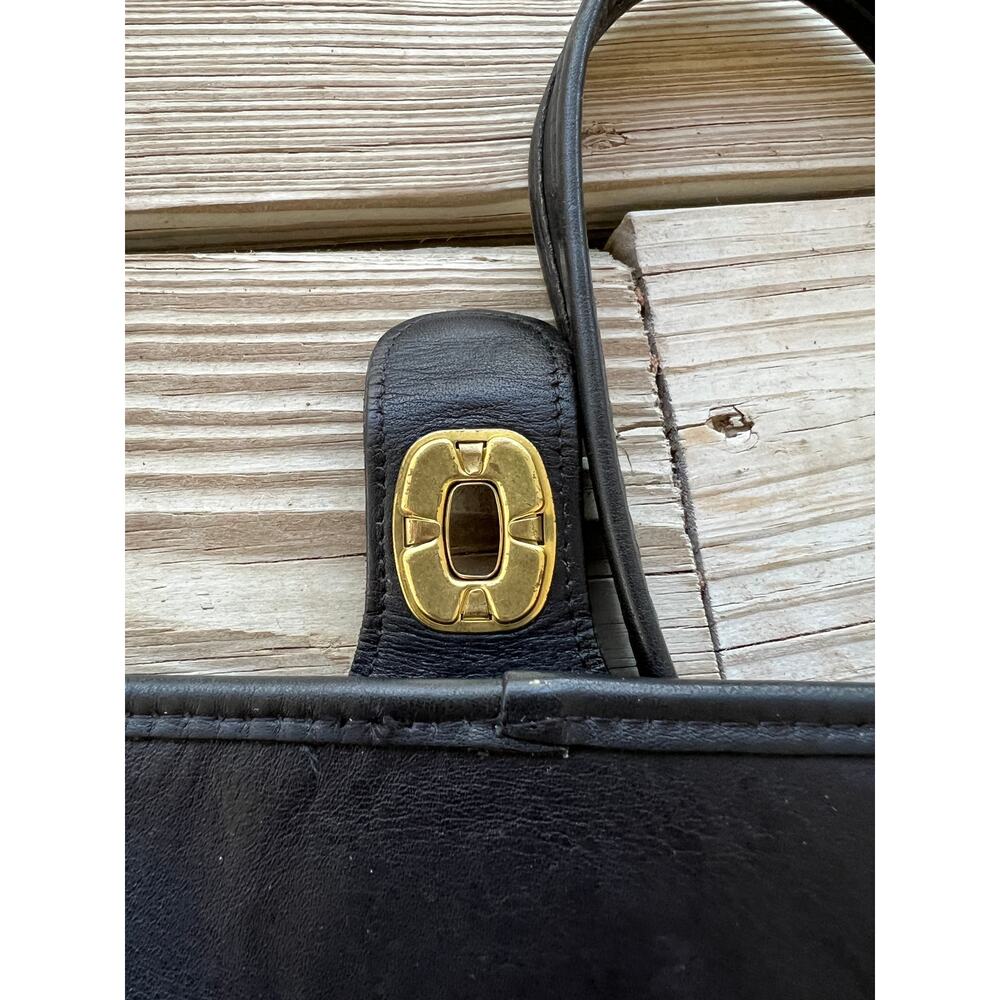 Vintage Coach Metropolitan bag messenger black leather 5180 briefcase 90s - Picture 5 of 11
